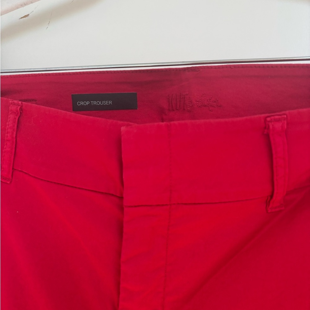 Kut from the Kloth Red Cropped Pants - Picture 2 of 9